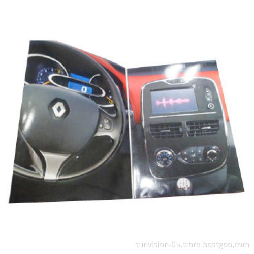 Video brochure with customized design